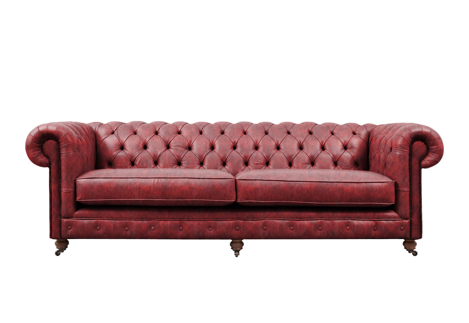 Red Leather Sofas, Red Chesterfield Sofas & Modern Red ...