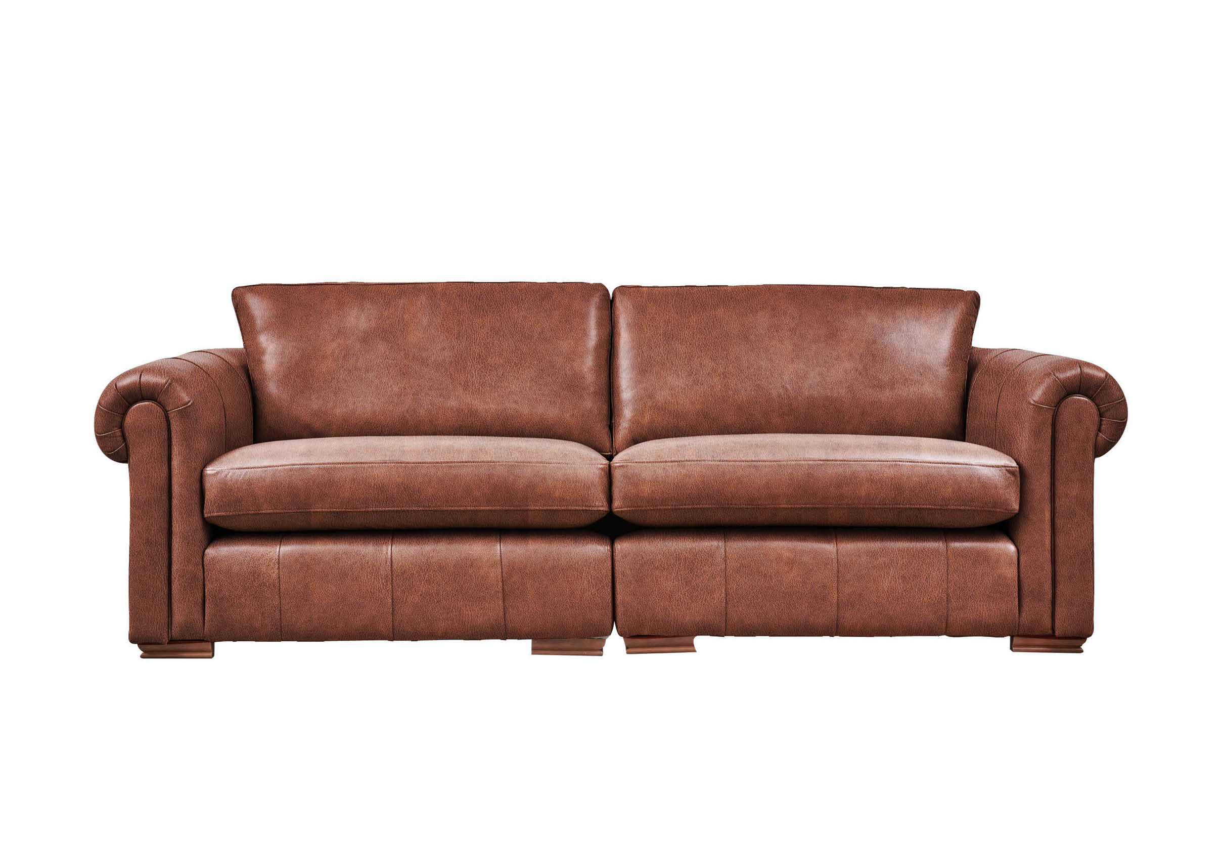 Aspen 4 Seater Leather Sofa