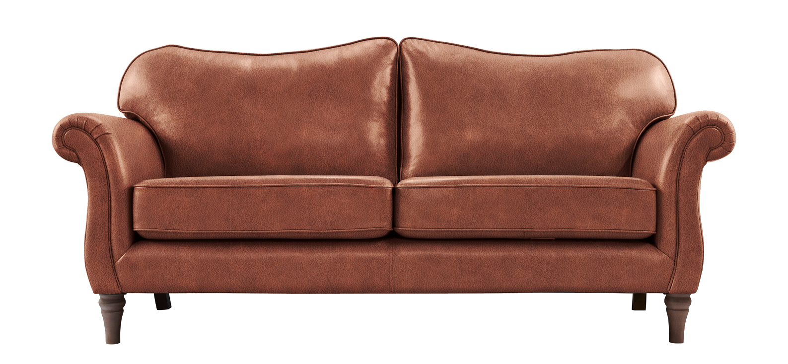 Burton 3 Seater Leather Sofa