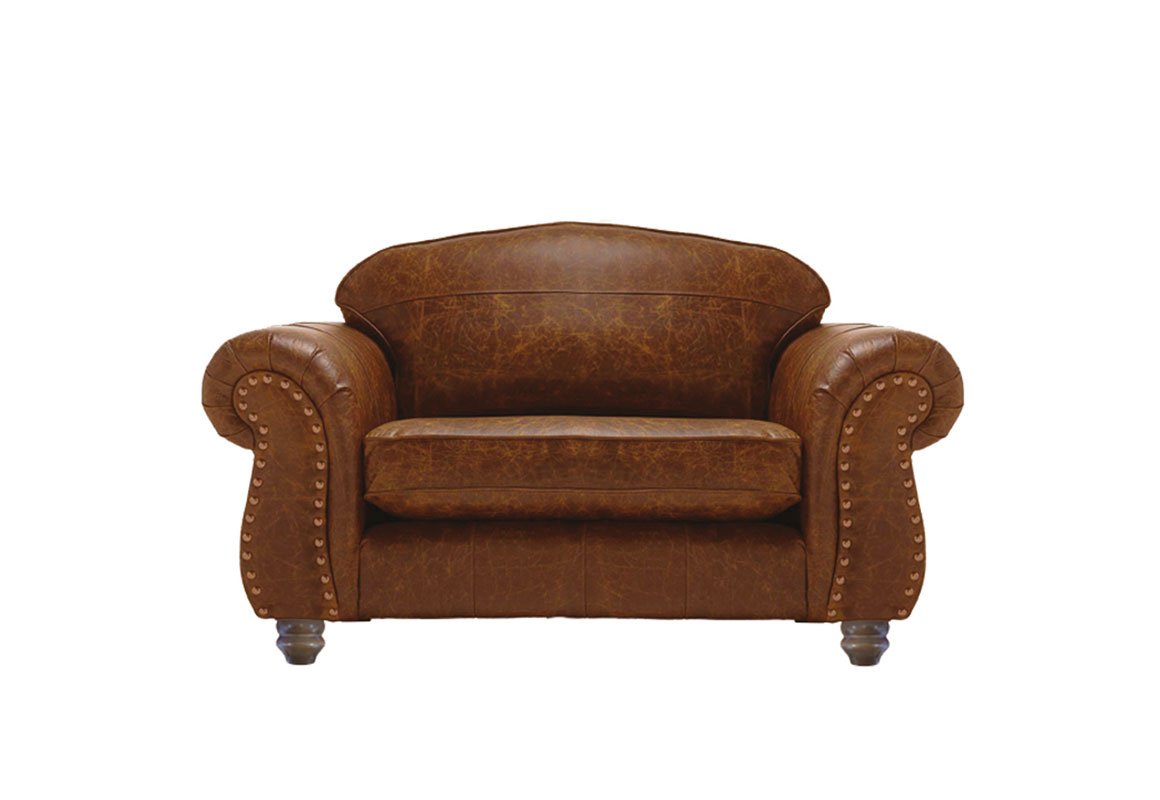 Burlington Leather Loveseat