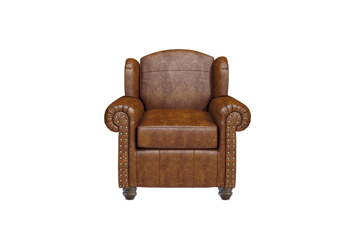 burlington highback leather chair