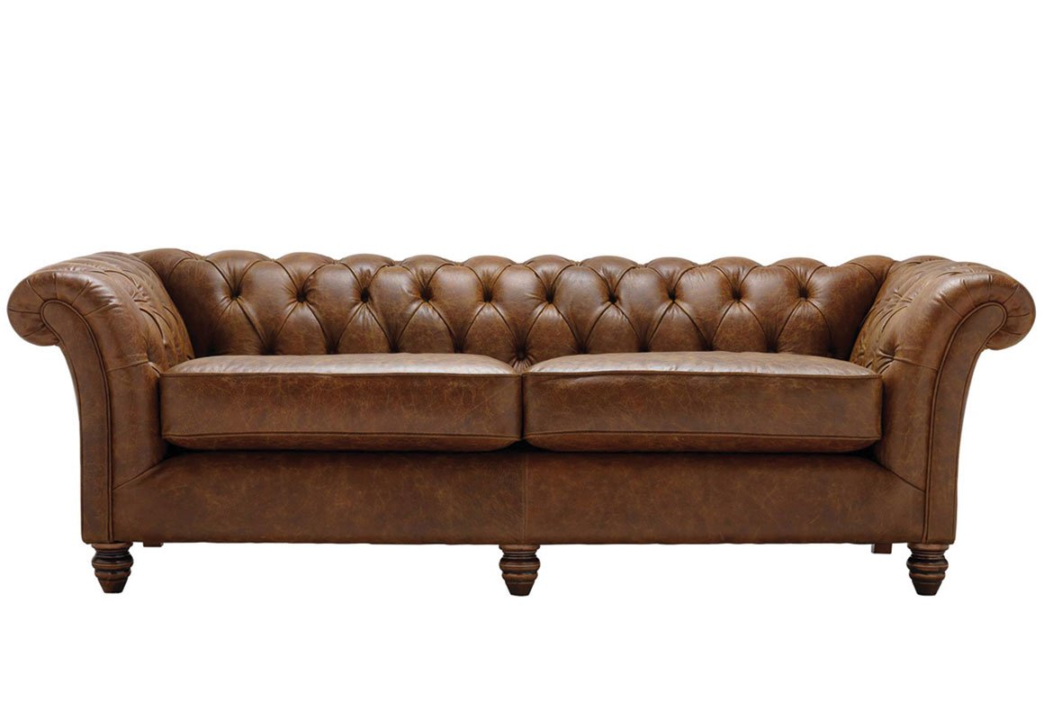 Cambridge 3 Seater Leather Sofa