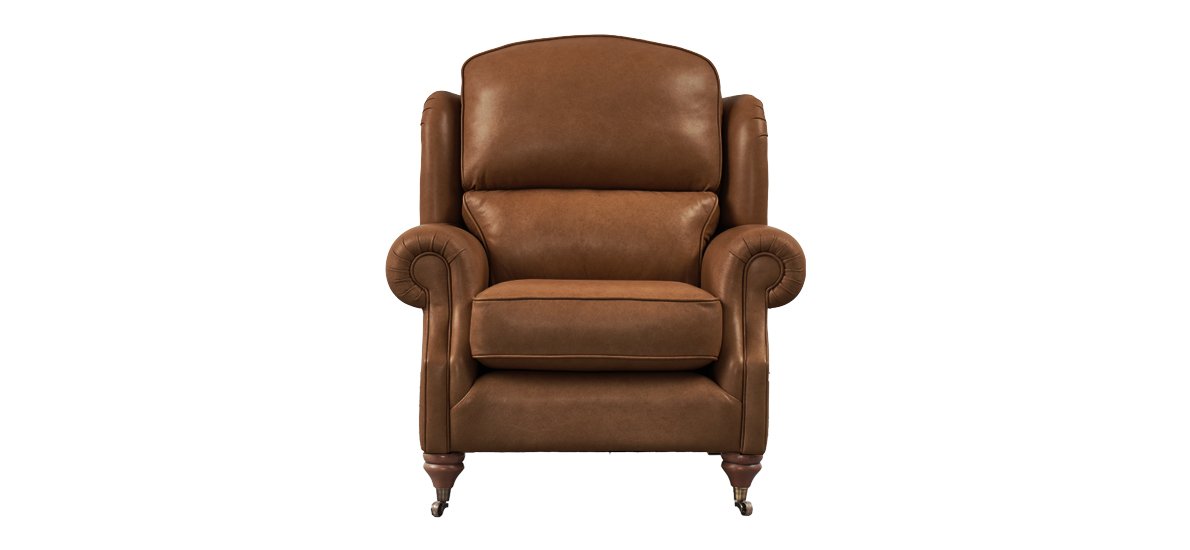 Darcy Leather Highback Chair