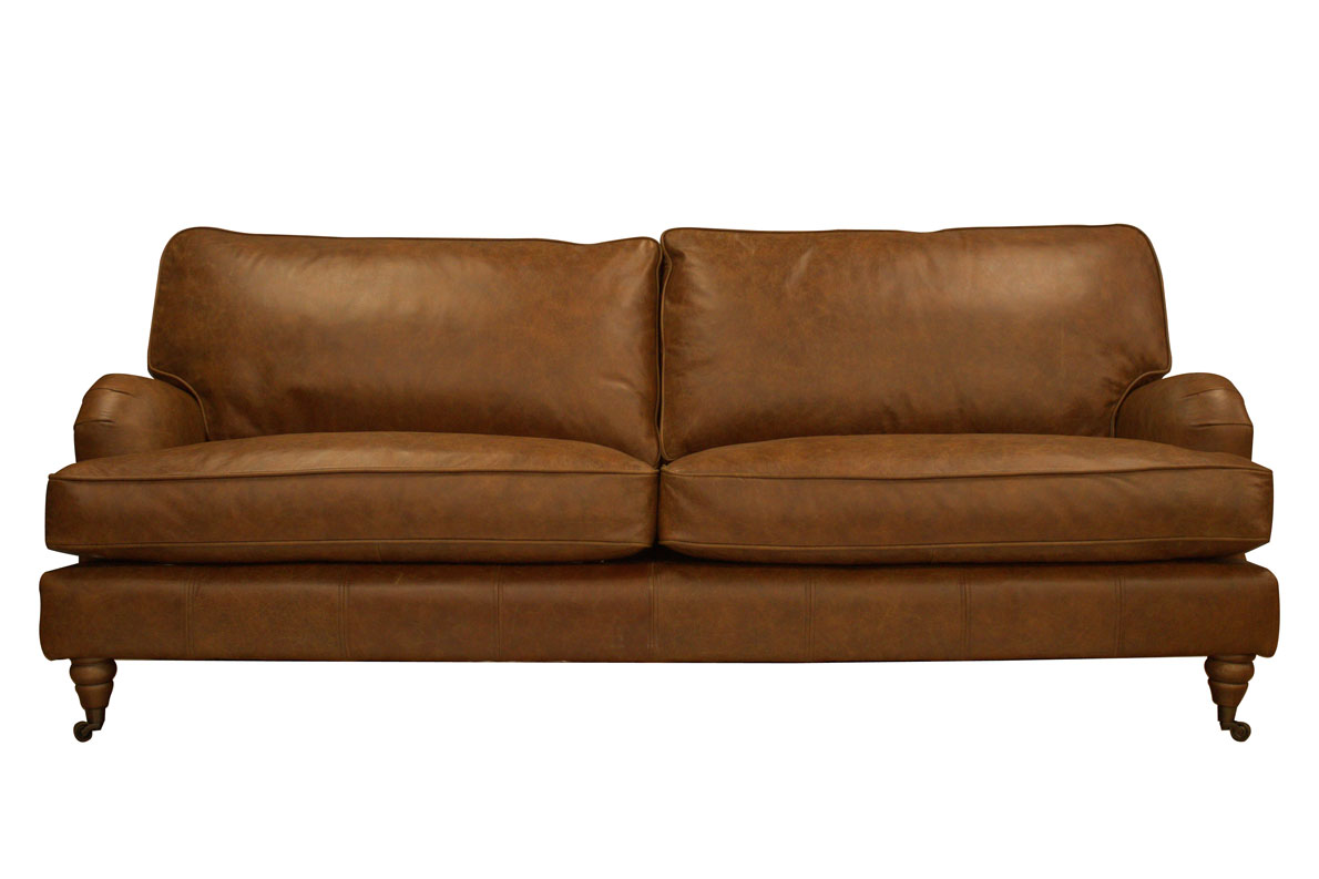 Duke 4 Seater Leather Sofa