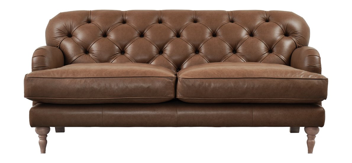 Earl 3 Seater Leather Sofa