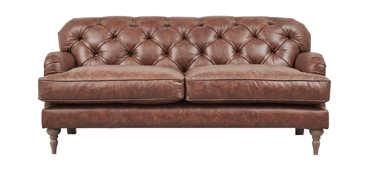 Earl 3 Seater Leather Sofa