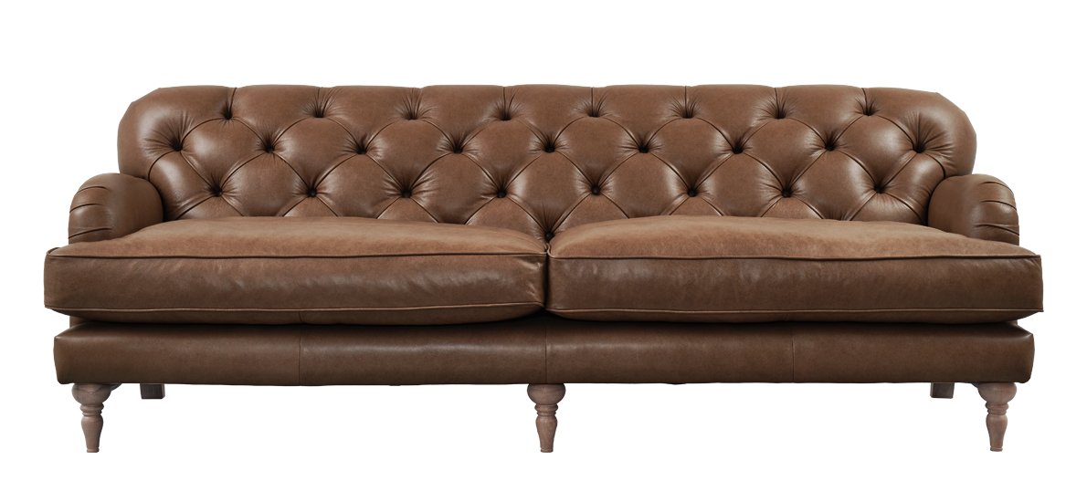 Earl 4 Seater Leather Sofa