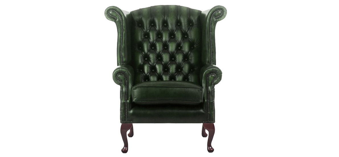 Georgian Highback Leather Chair