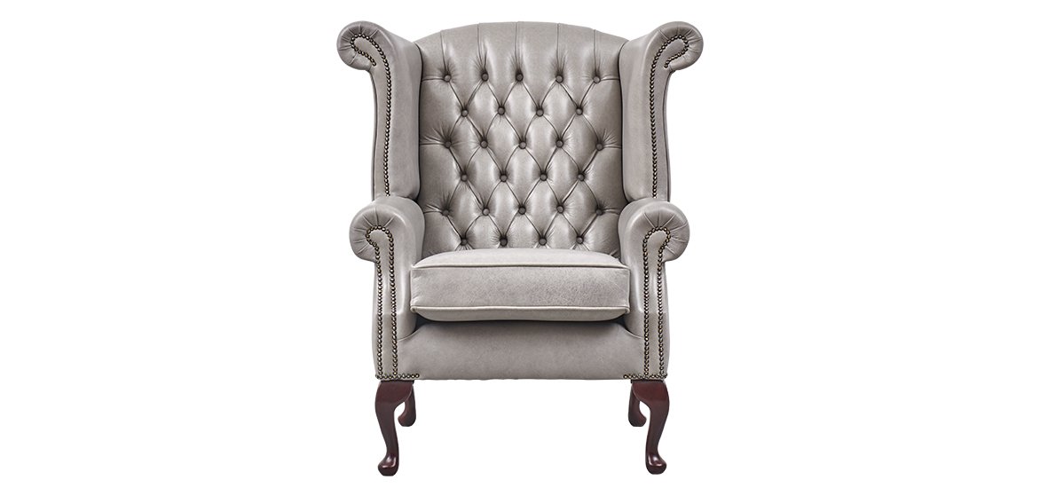 Georgian Highback Leather Chair