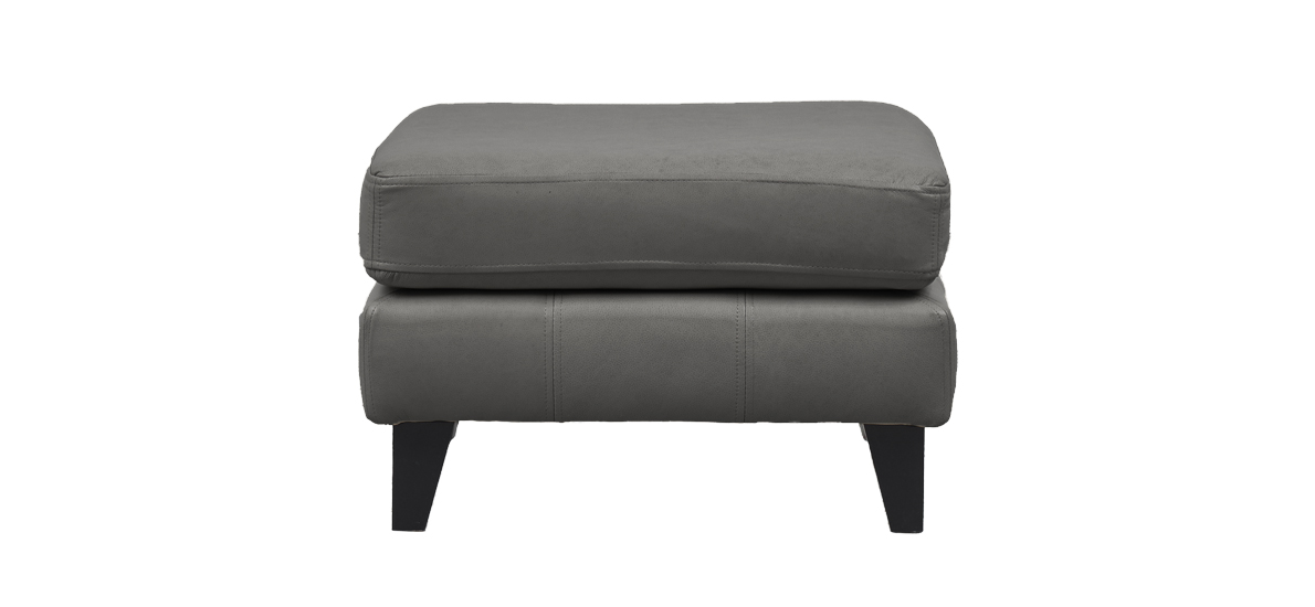 Hudson Leather Footstool