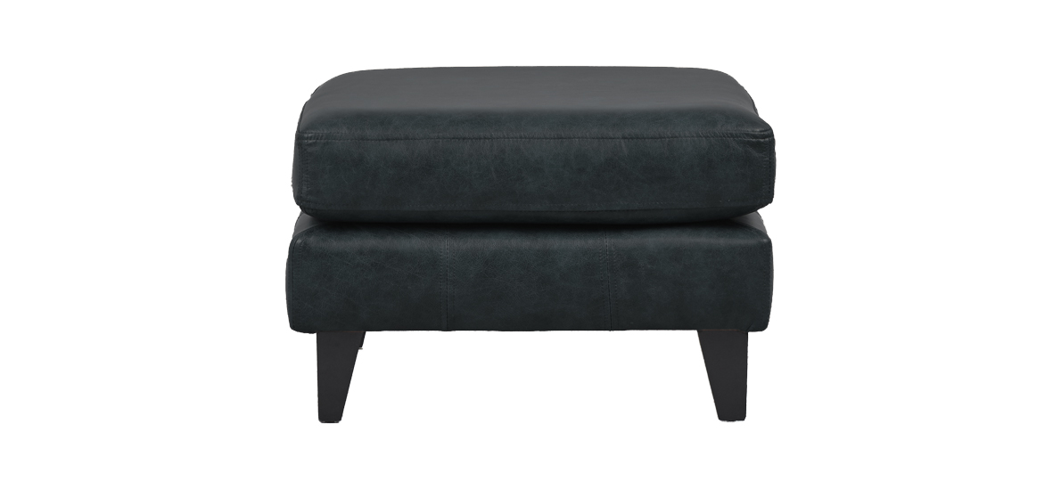 Hudson Leather Footstool