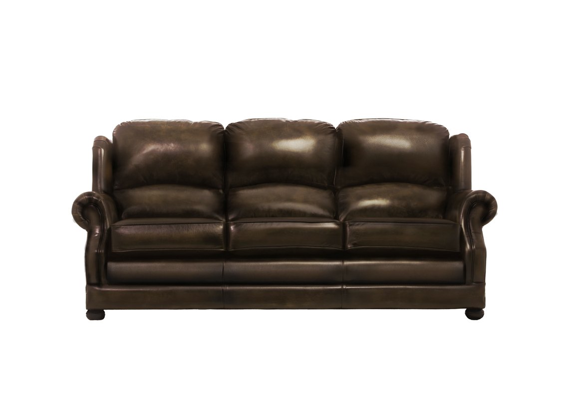 Marlow 3 Seater Leather Sofa