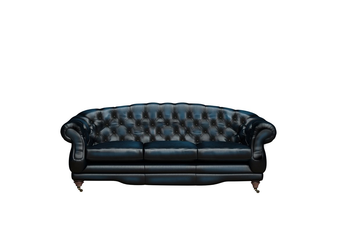 Regent 3 Seater Leather Sofa