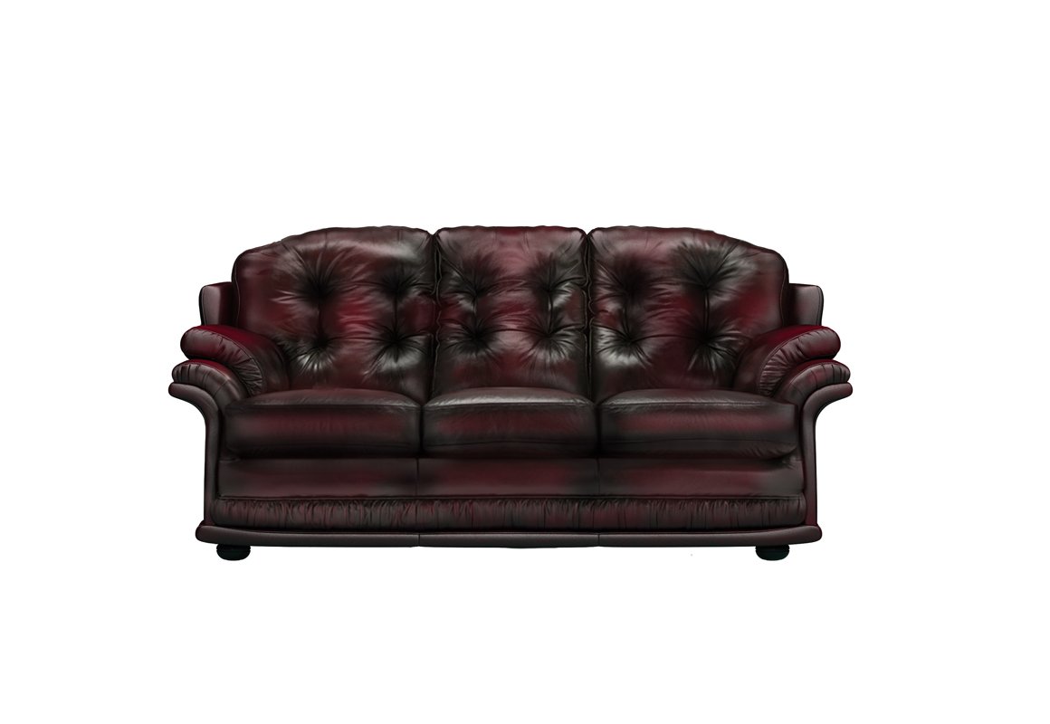 Senator 3 Seater Leather Sofa