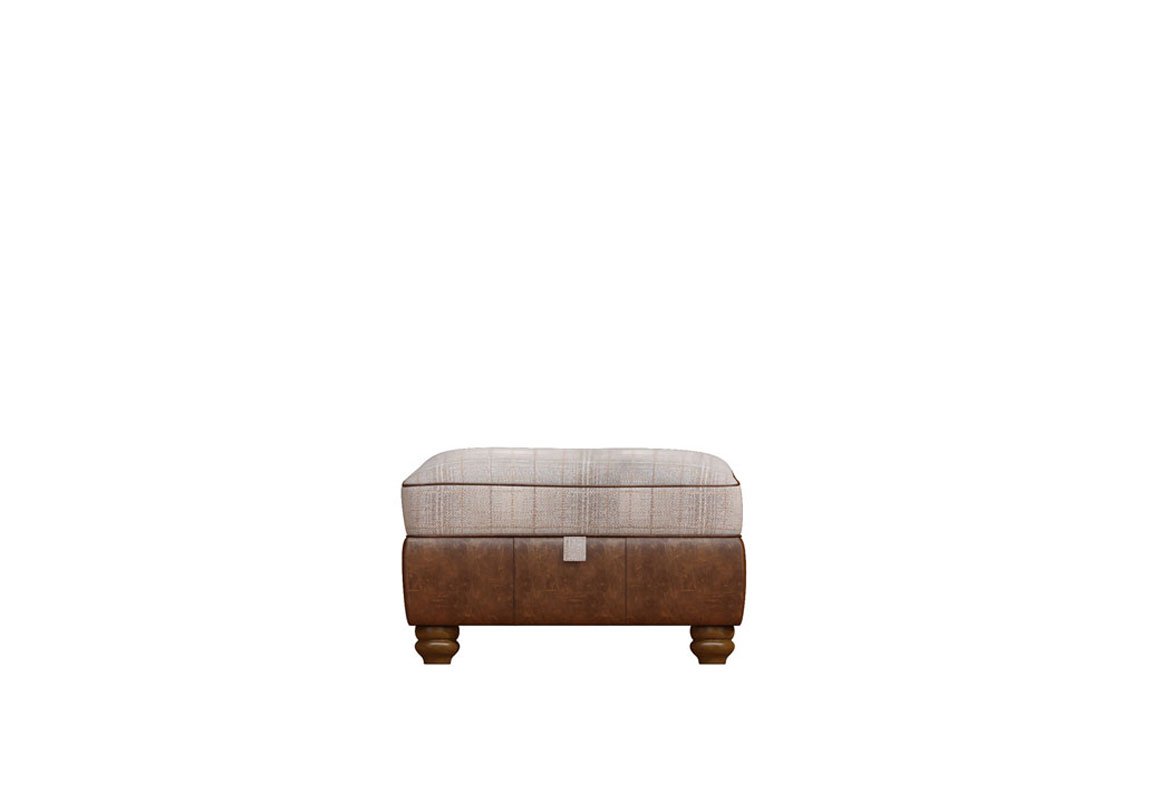 Wilmington Leather Storage Stool