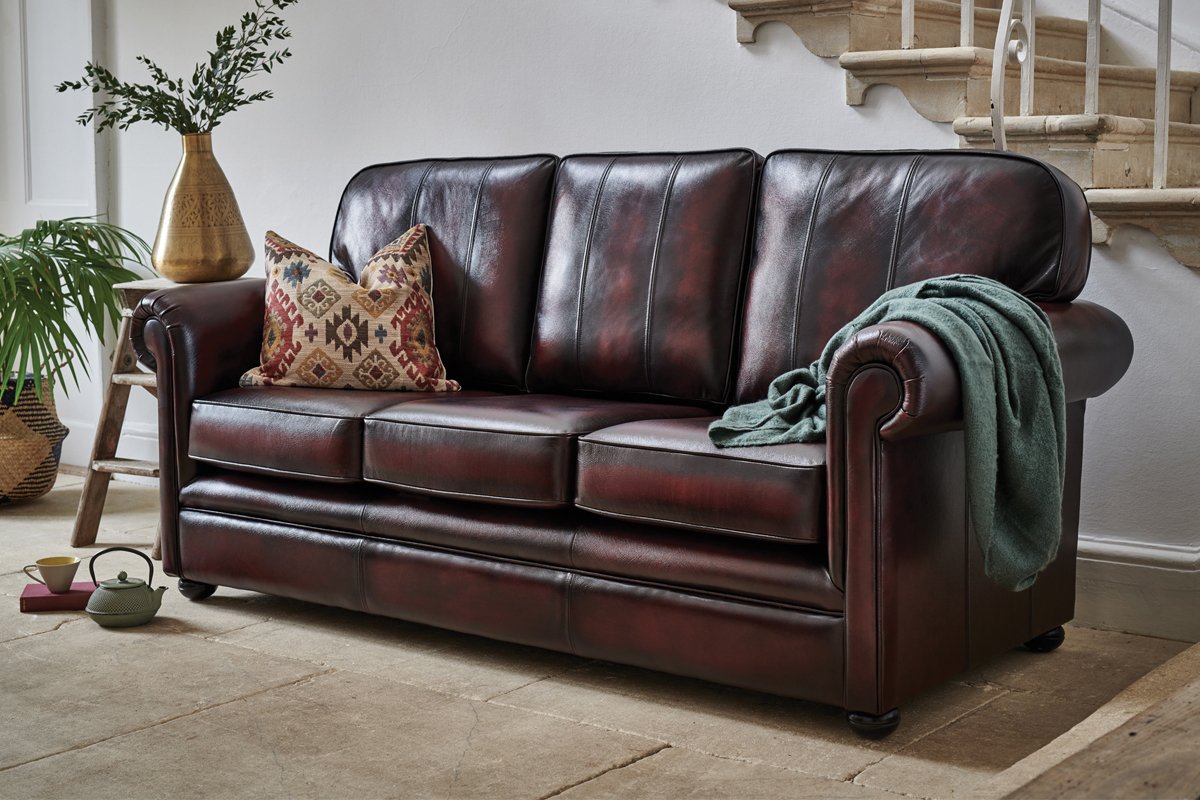 Oxford 3 Seater Leather Sofa Now On Oxford 3 Seater Leather Sofa Now On