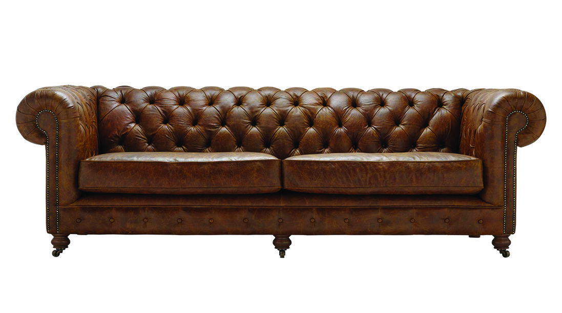 Chesterfield Brown Leather Sofa (Cambridge) Thomas Lloyd Chesterfield Brown Leather Sofa (Cambridge) Thomas Lloyd