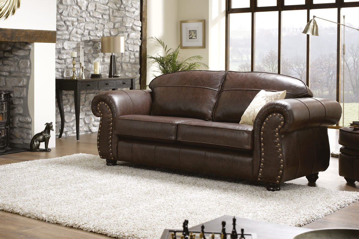 Burlington Grand Leather Sofa