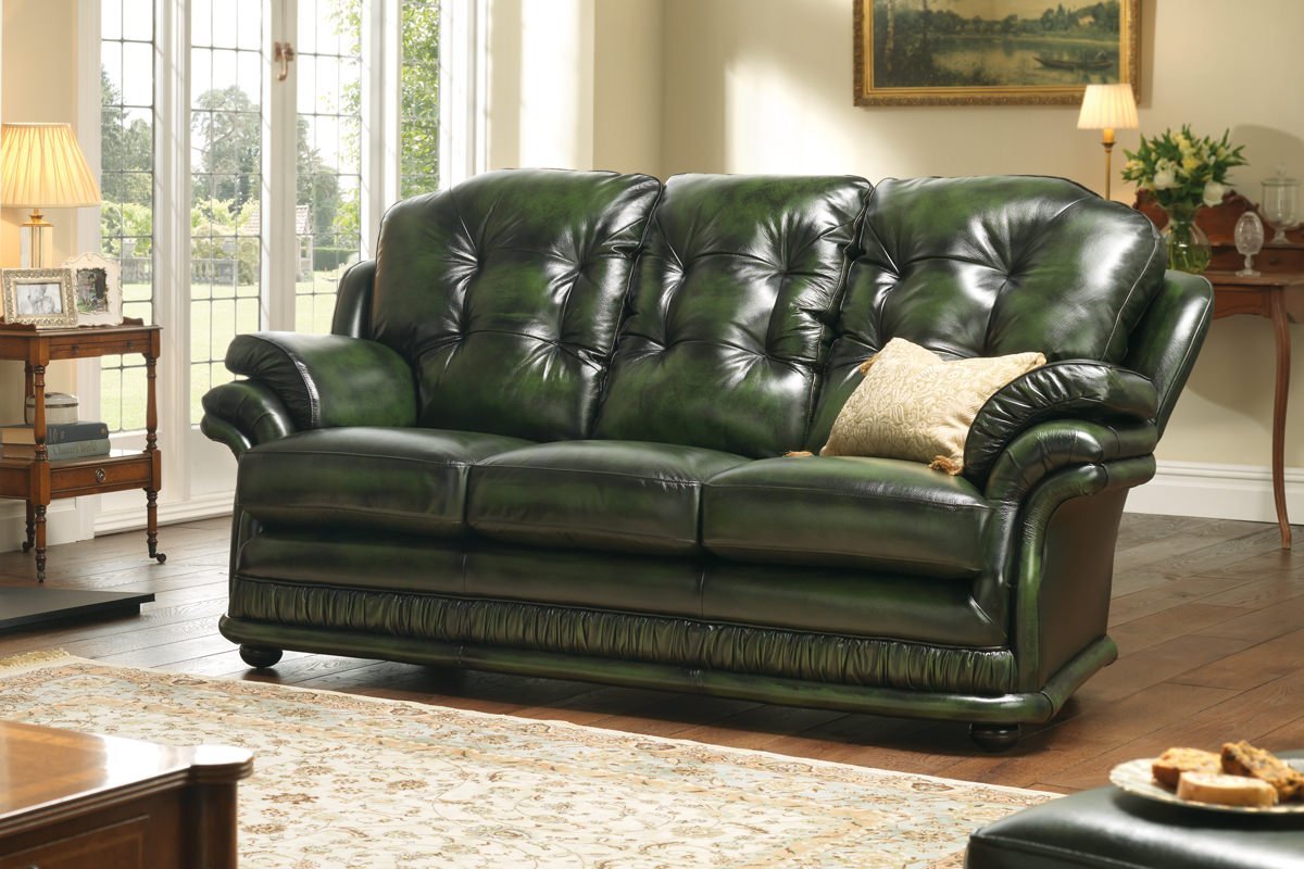 Senator 2 Seater Leather Sofa