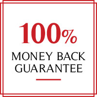 100% Money back guarantee