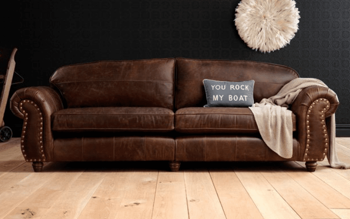 Brown Leather Sofa, Wall Color For Brown Leather Furniture
