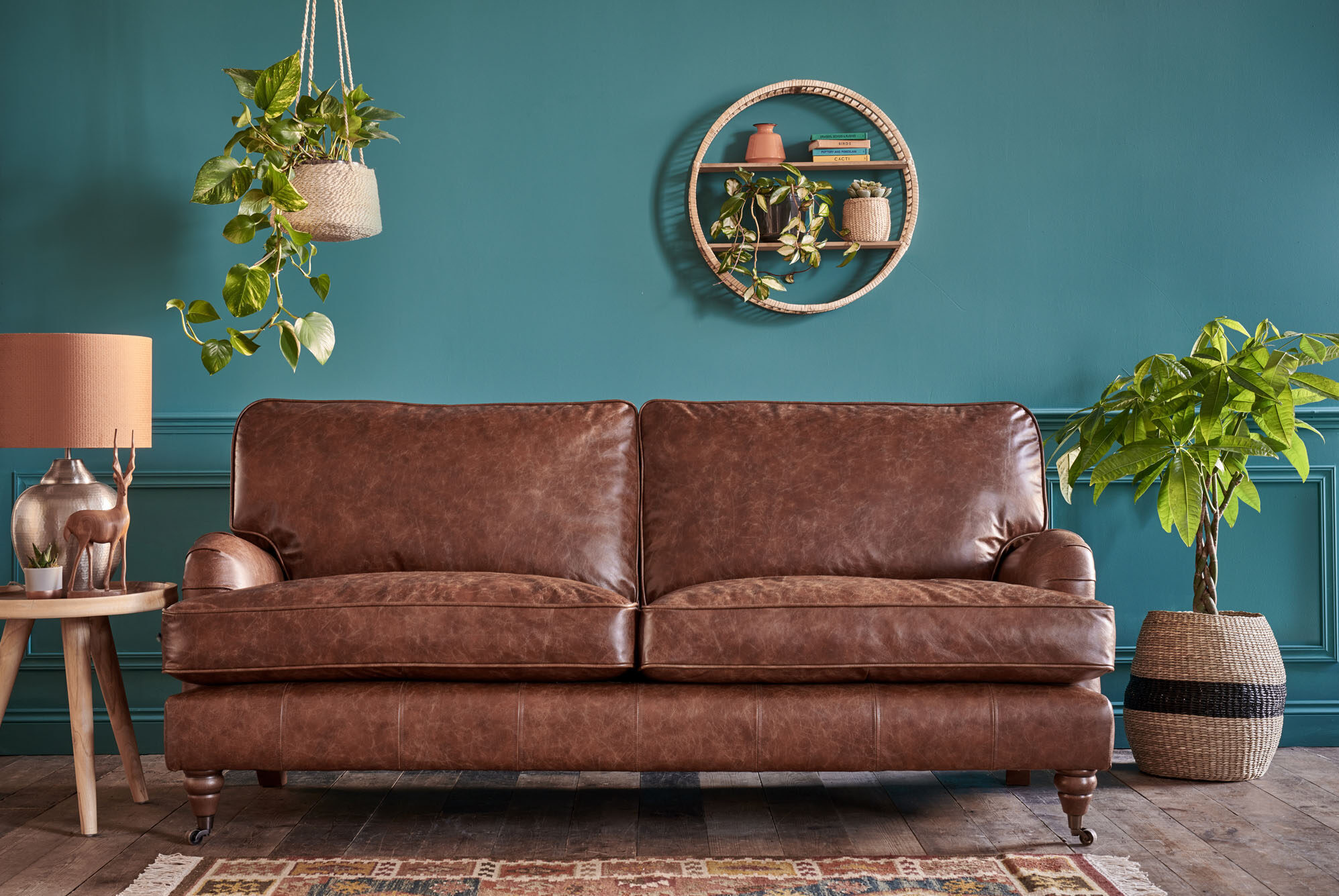 Duke 3 Seater Leather Sofa