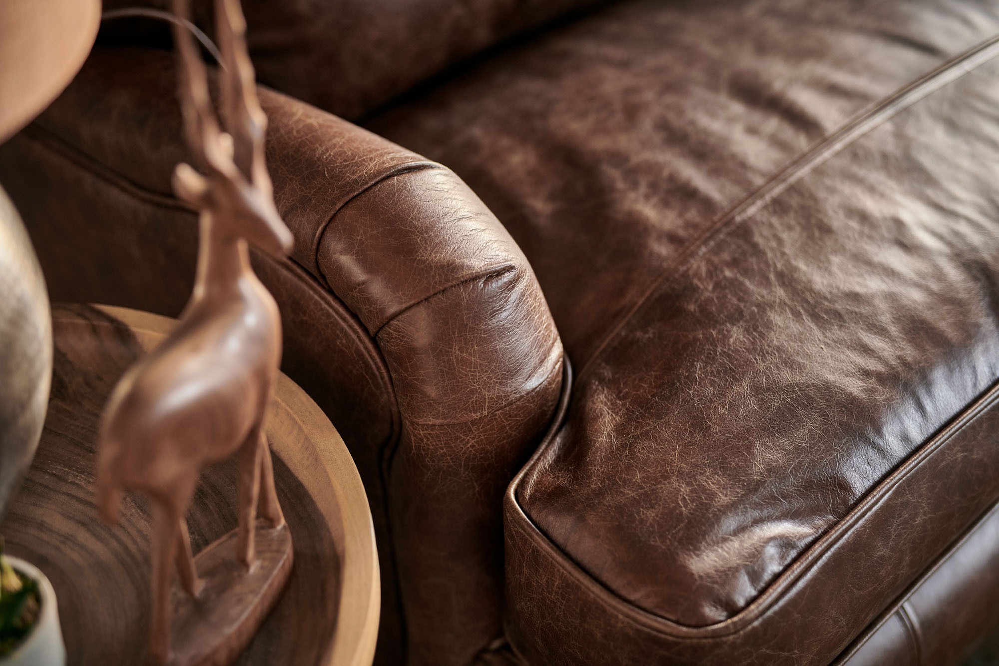 Duke 3 Seater Leather Sofa