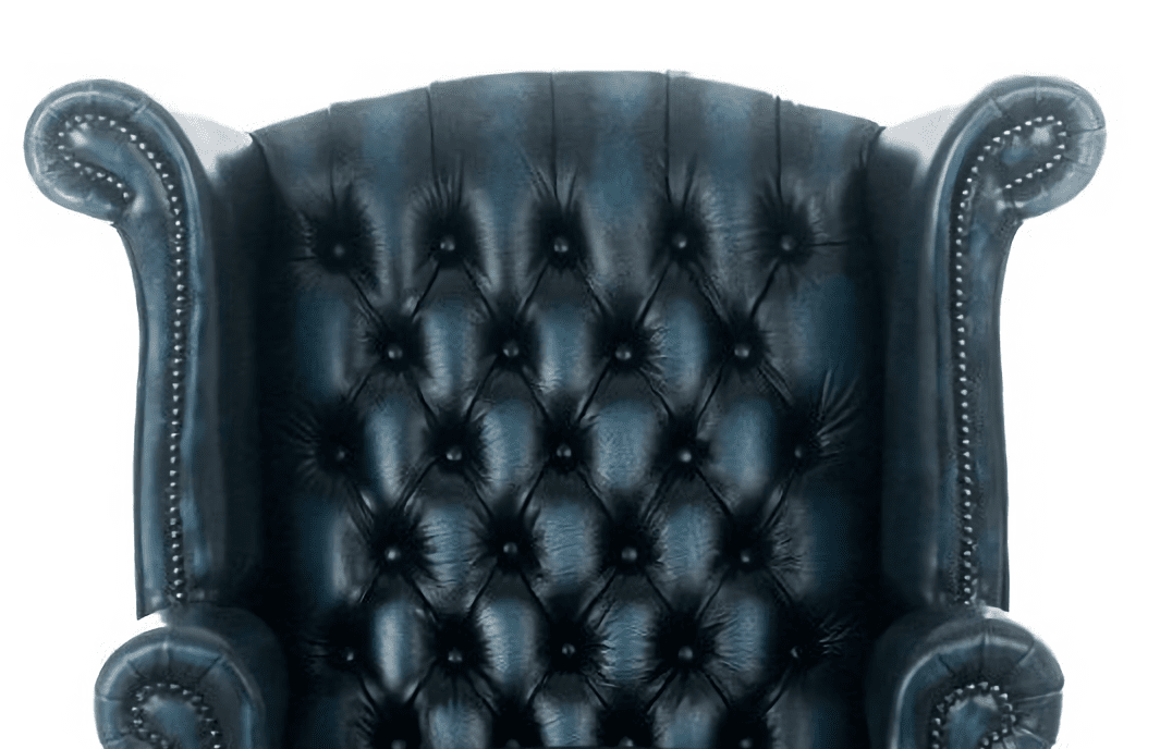 Leather Office Chairs Chesterfield, Leather Wingback Desk Chair